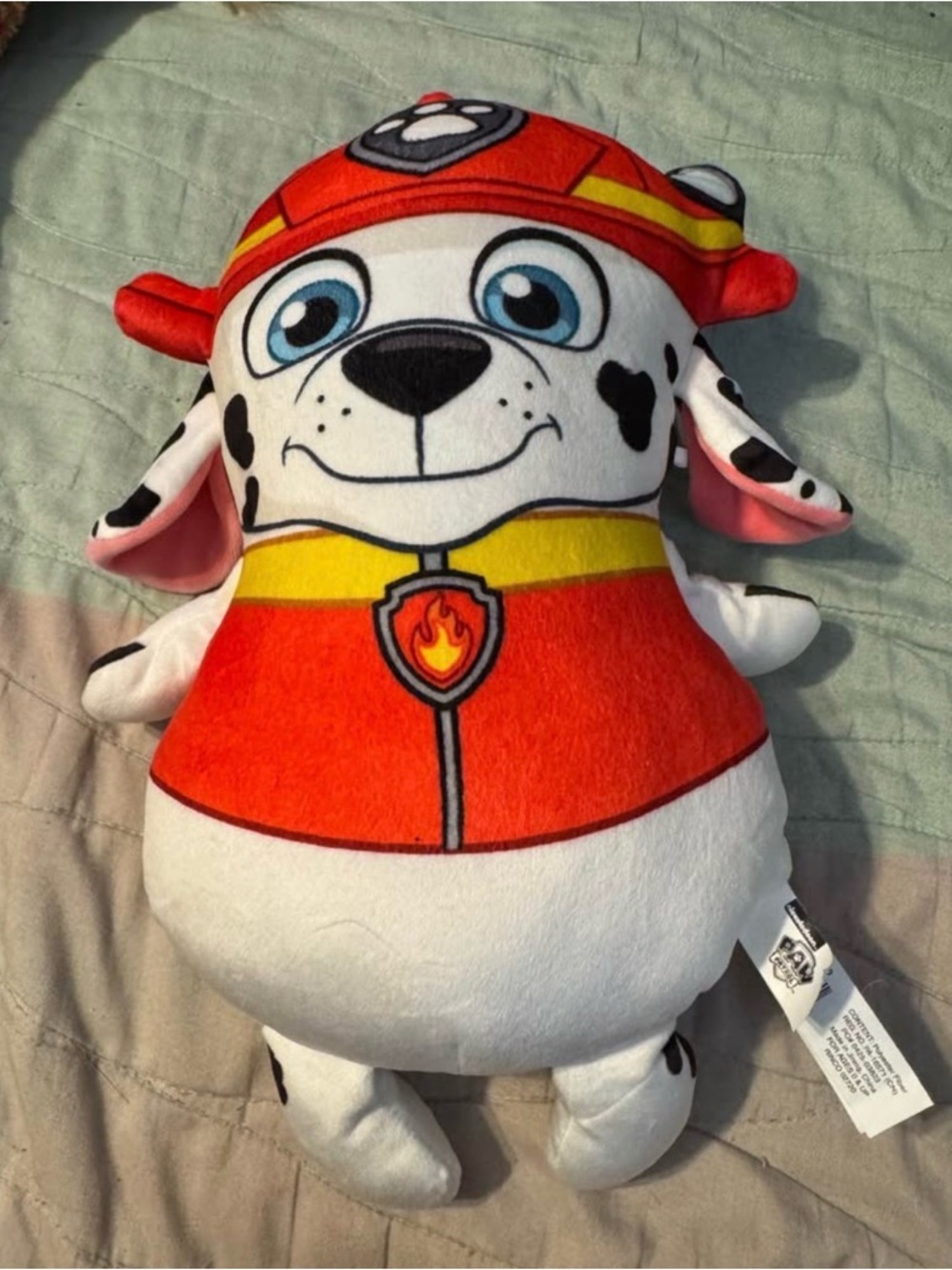 Paw Patrol Red White Yellow Plush Marshall Stuffed Animal